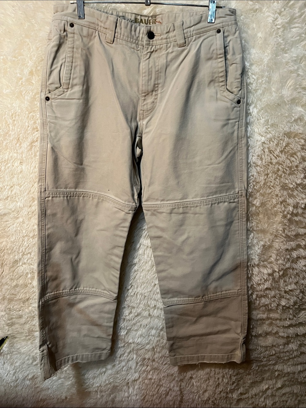 Bauer Men’s Tan Cargo Work Pants